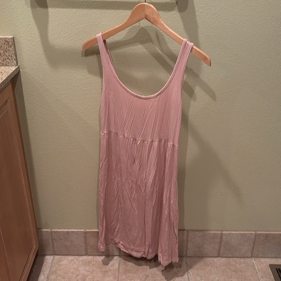 Pink Button-Down Sleeveless Dress - Picture 6 of 7